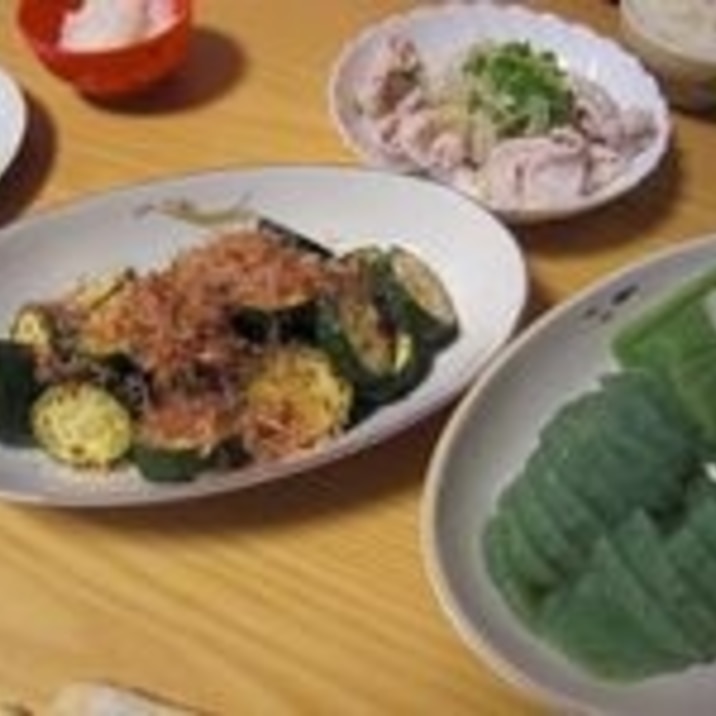 簡単焼くだけ♪ズッキーニ